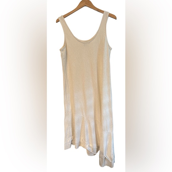 FRESH PRODUCE Maxi Dress, XL, Asymmetrical, Sleeveless Coral, Green Tan OR Cream - Picture 4 of 7